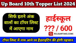 Up Board 10th Topper List 2024