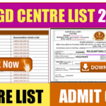 SSC GD Exam Centre List 2025